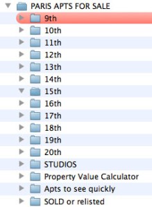 I was serious! After months of searching online, I'd compiled quite an organized database.