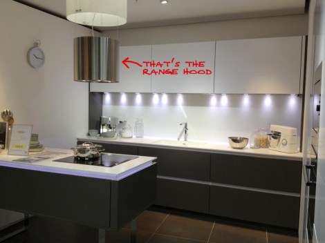 black and white kitchen-type