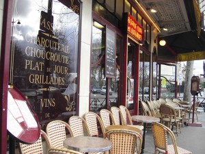 Chairs just waiting for flaneurs to sit and observe passionately.