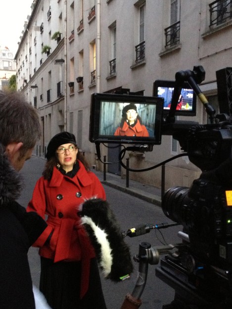 Interviewing real estate agent, Adrian Leeds