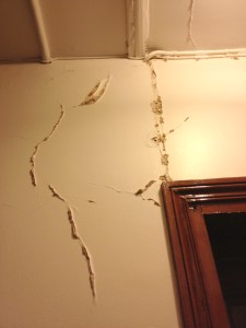 Extensive water damage in the common areas from my floor all the way down to the ground floor. 