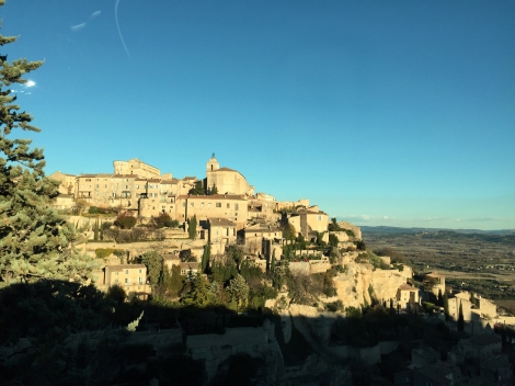 One of the many ancient hilltop villages in the Luberon in Provence.