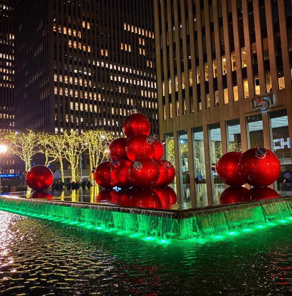 Christmas decoration in NYC