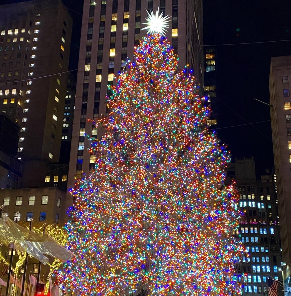 The tree at Rockefeller Center
